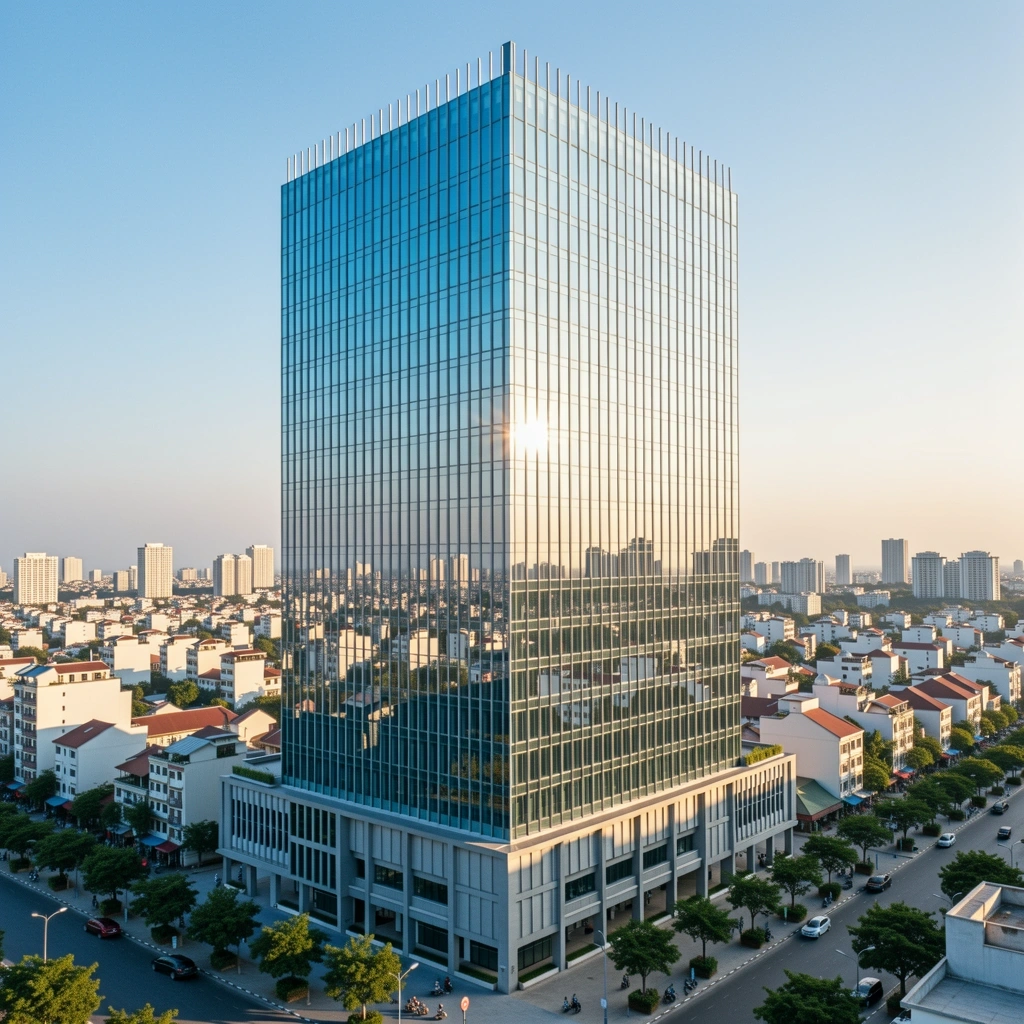 Ho Chi Minh City business district rendering